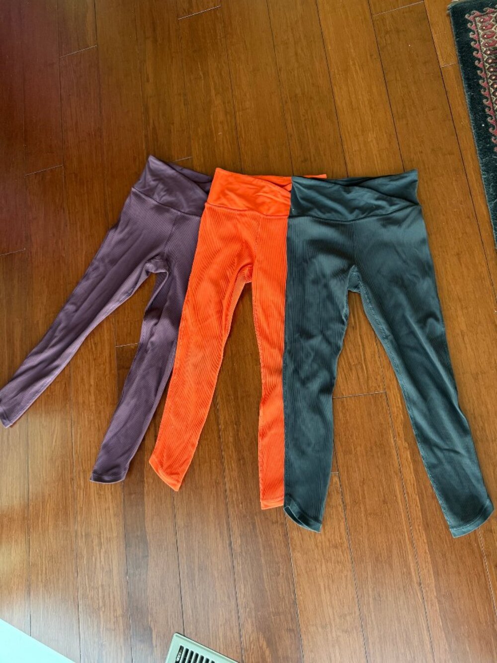 Athleta Elation Crossover Rib Leggings Lot of 3 7/8 Tight Small Petite SP